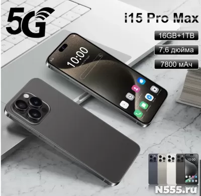 Смартфон i15 Pro Max русская версия 7,6-дюймовый экран фото
